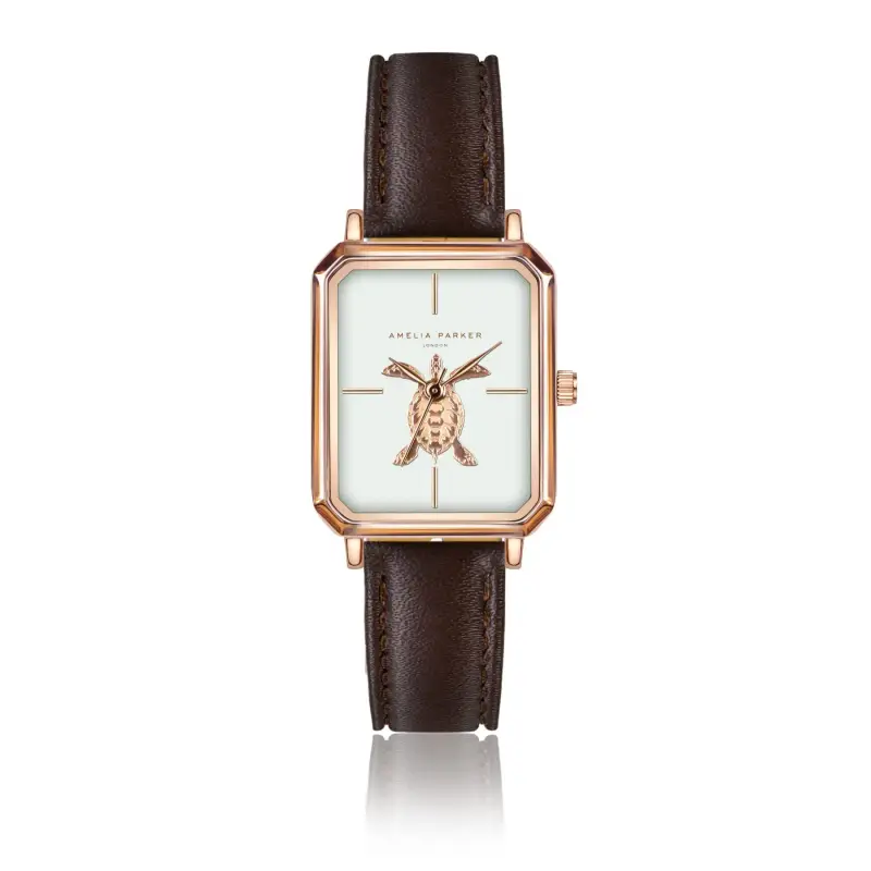 Orologio da donna in pelle Amelia Parker Serenity