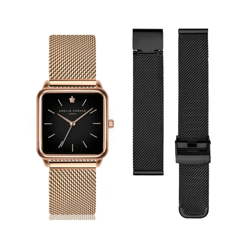 Orologio e cinturino da donna Amelia Parker Night Plaza