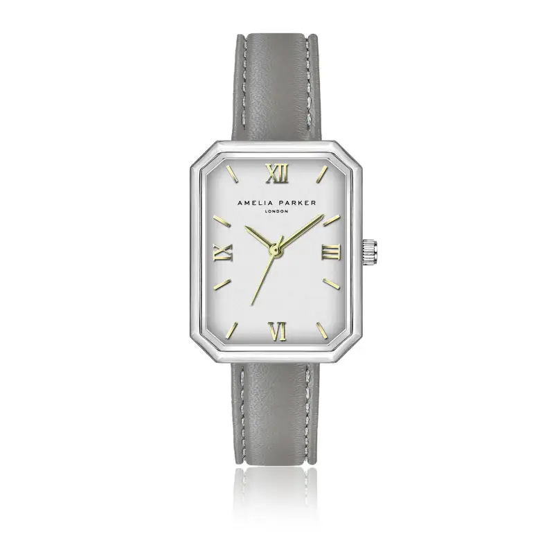 Orologio imbottito e cucito liscio donna Amelia Parker Reefa