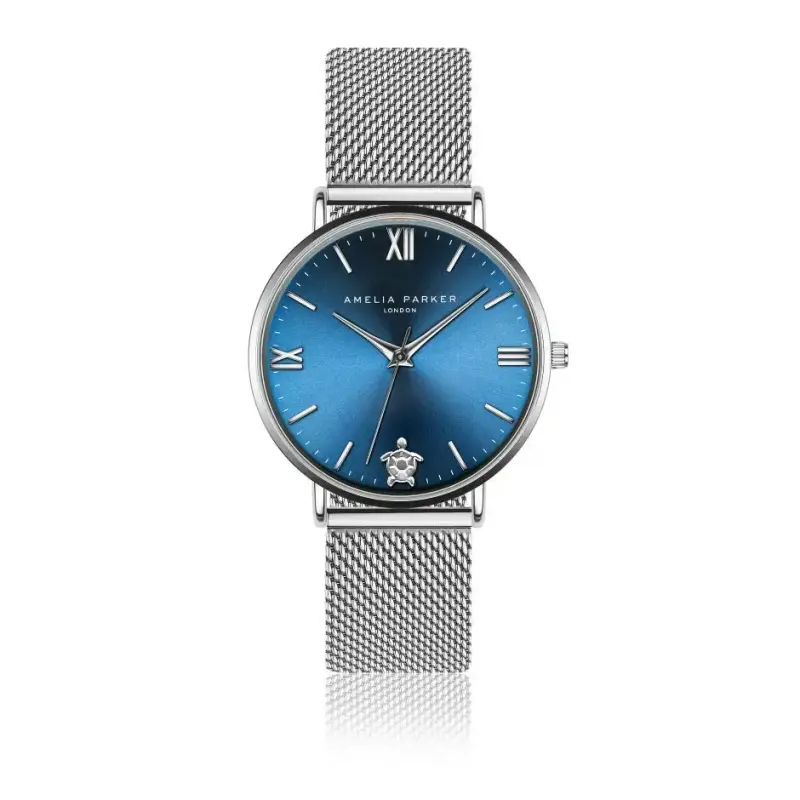 Orologio in maglia da donna Amelia Parker Blue Lagoon