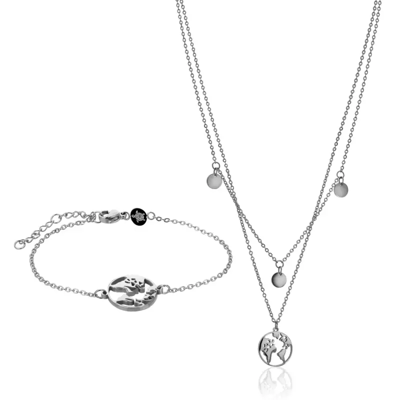Set di collana e bracciale Amelia Parker Wanderlust