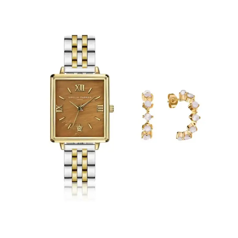 Set di orologio e orecchini da donna Amelia Parker Boracay