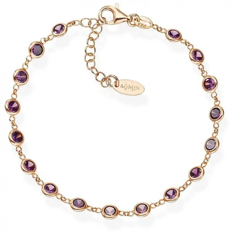 Bracciale Donna Gioielli Amen Tennis - BRGORVI3