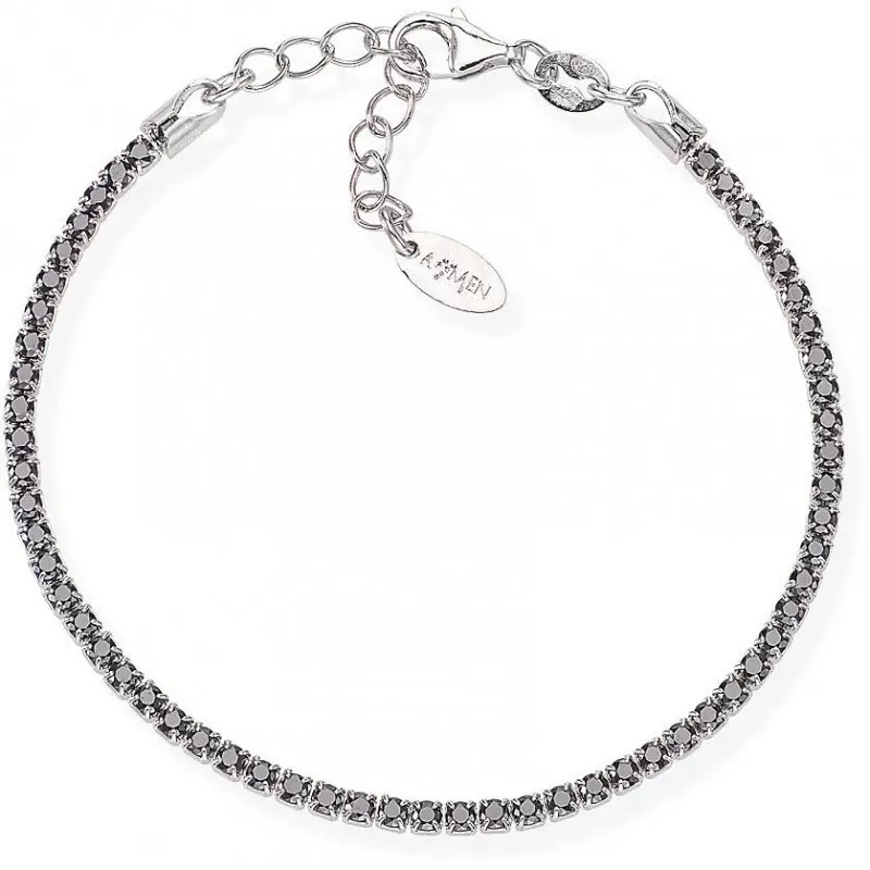 Bracciale Tennis Donna Argento 925 Gioiello Amen Tennis