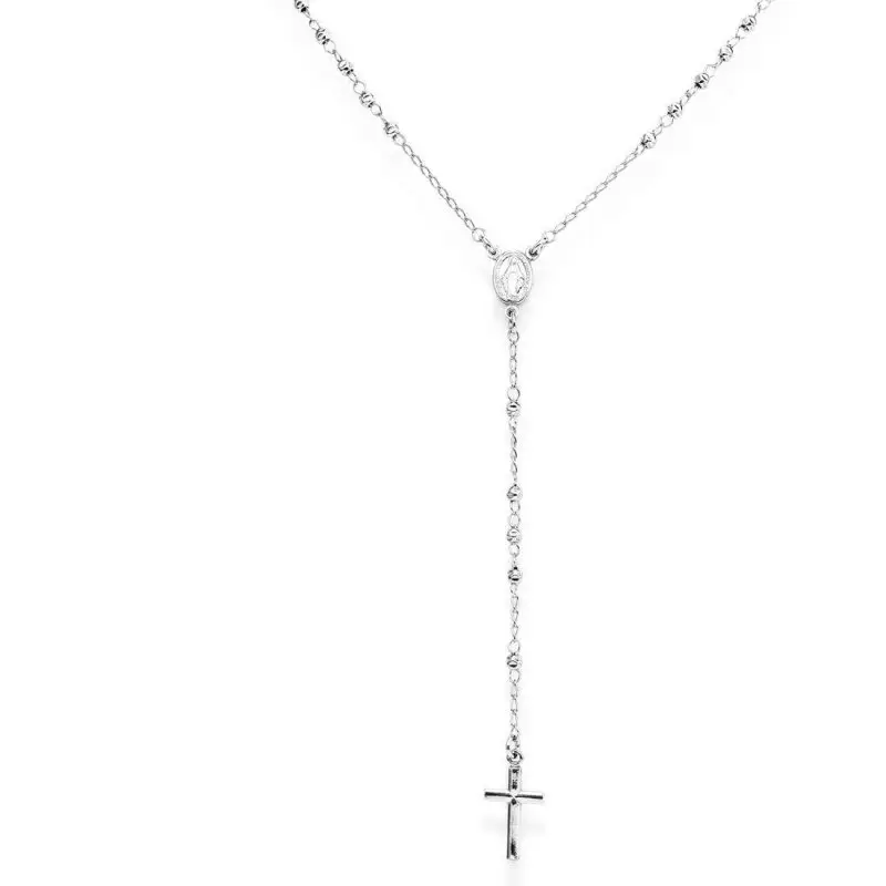 Collana Donna Gioielli Amen Rosario - Cro30B - Argento
