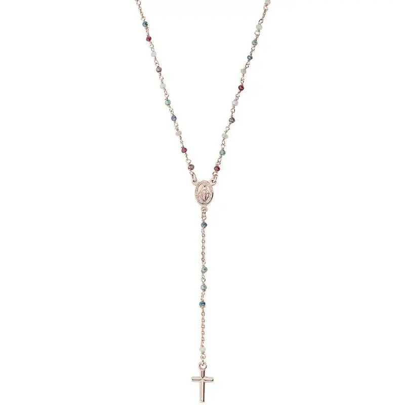 Collana Rosario Donna In Argento 925 - Amen