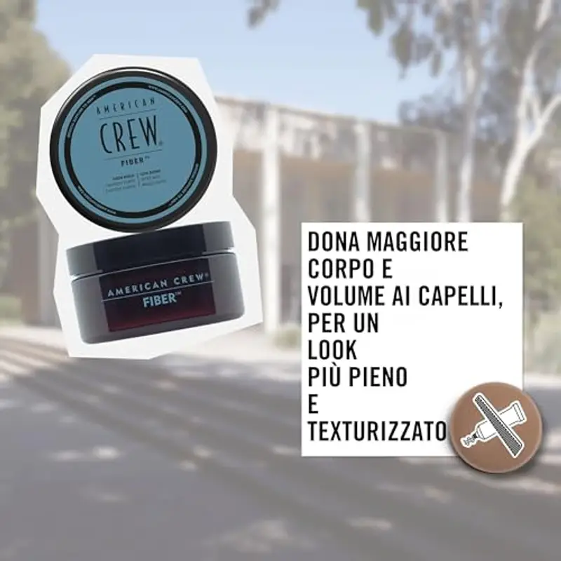 American Crew Fiber, Cera Capelli Uomo, Tenuta Forte & Finish Opaco, Texturizza & Ispessisce i Capelli, 85g miniatura 2