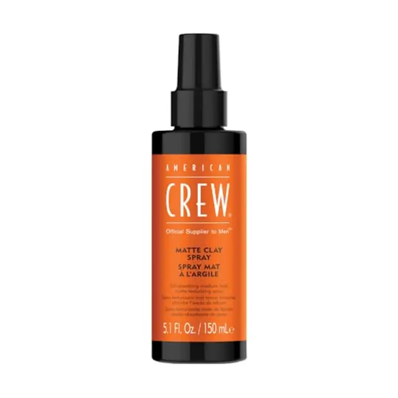 American Crew Matte Clay Spray Modellante Capelli, con Argilla, Finitura Opaca, Tenuta Media, 150ml
