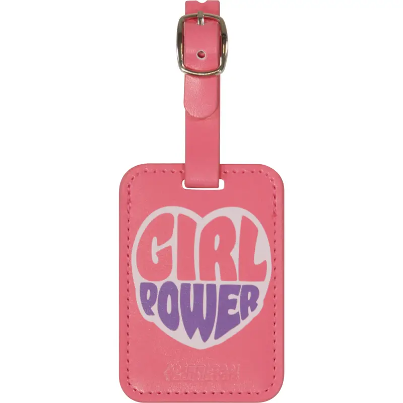 American Tourist. Ta Porta indirizzi rettangolare x2 Girl Power