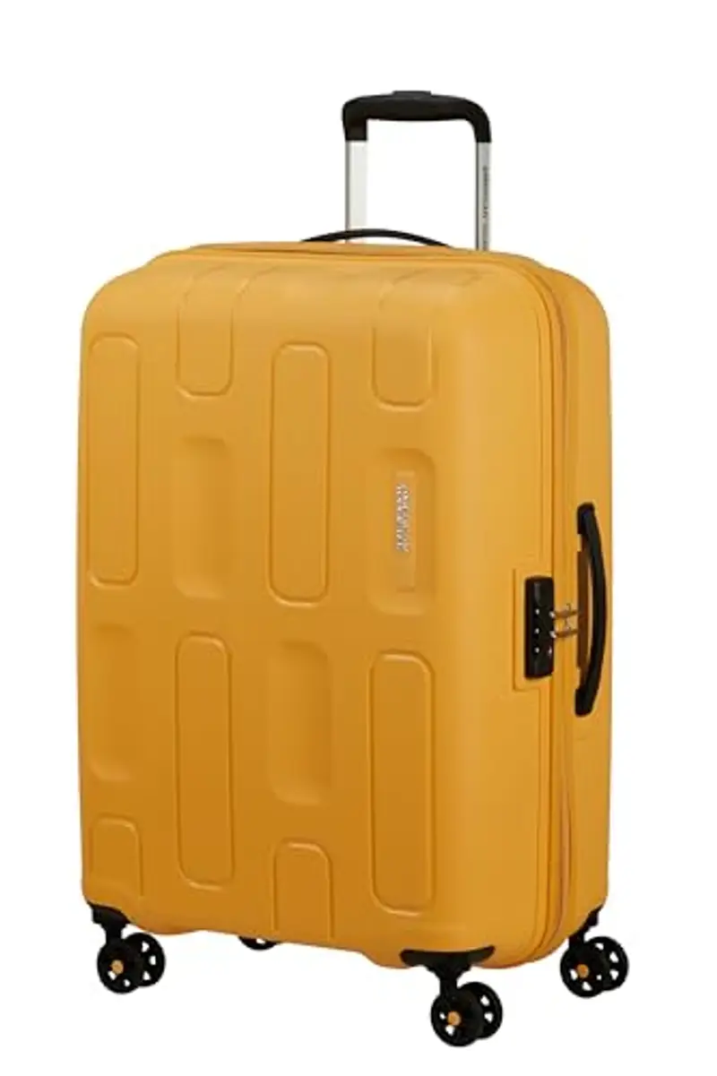 American Tourister Ellipso - Spinner S, Bagaglio a Mano, 55 cm, 32 L, Giallo