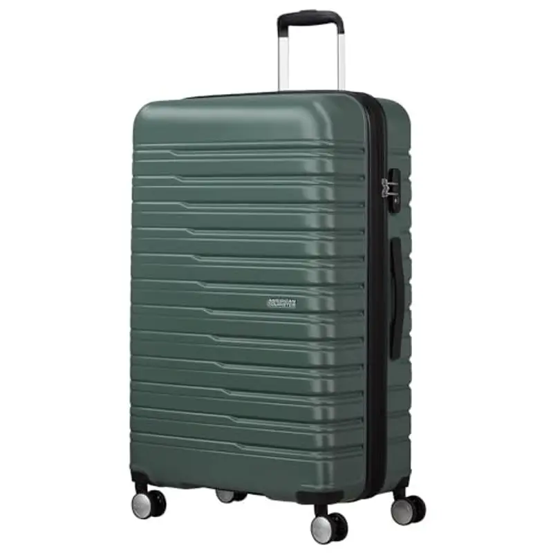 American Tourister Flashline - Spinner L, valigia, 78 cm, 100/109 L, verde (foresta scura)