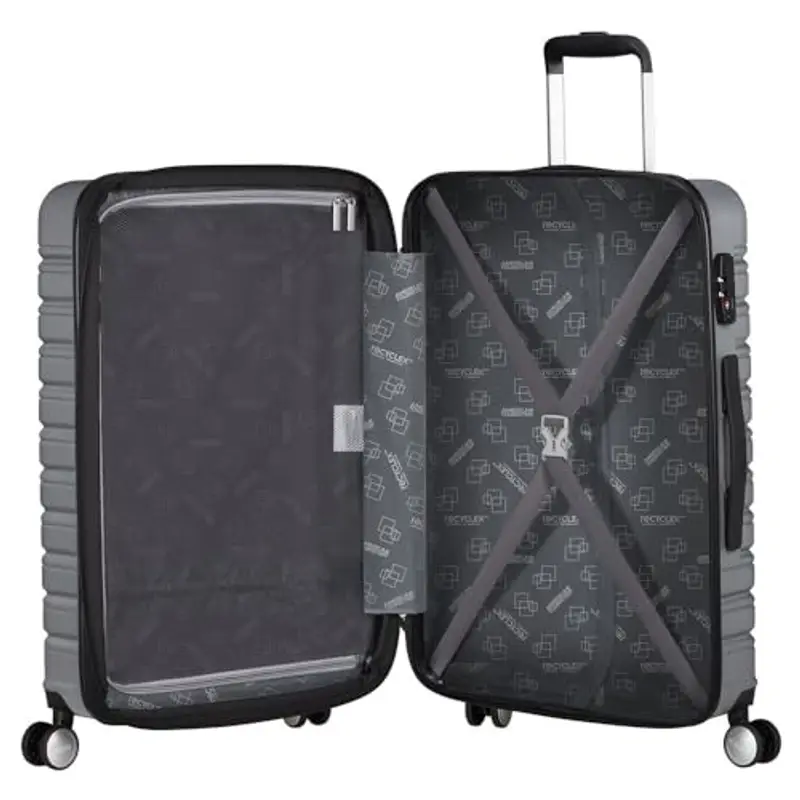 American Tourister Flashline - Spinner S, bagagli a mano, 55 cm, 34 L, argento (Sky Silver) miniatura 3