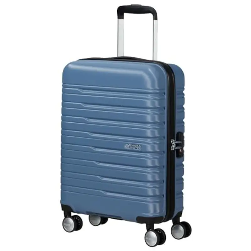 American Tourister Flashline - Spinner S, bagagli a mano, 55 cm, 34 L, blu (Coronet Blue)