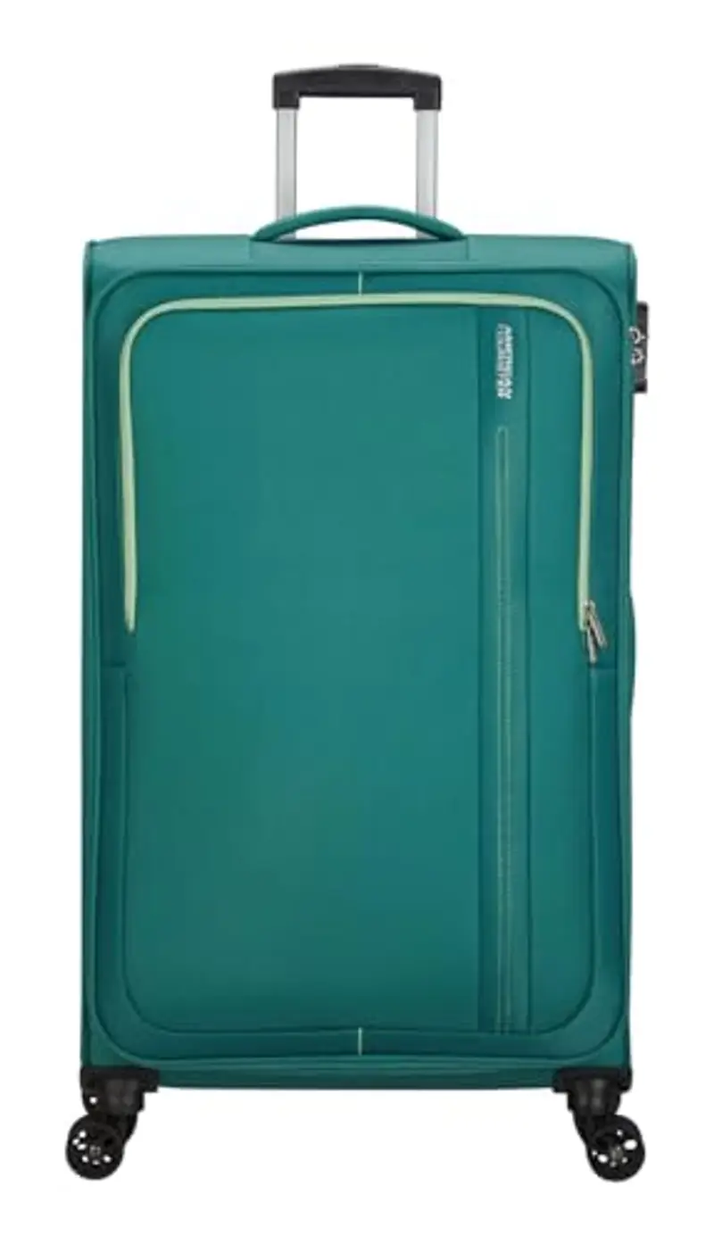 American Tourister Sea Seaker - Spinner XL, valigia, 80 cm, 92,5 L, verde (Bayou Green)