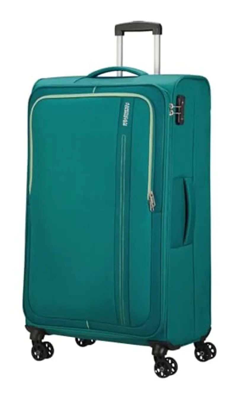 American Tourister Sea Seaker - Spinner XL, valigia, 80 cm, 92, 5 L, verde (Bayou Green) miniatura 2