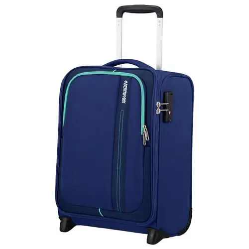 American Tourister Sea Seeker - Upright S, Bagaglio a mano, 45 cm, 28L, Blu