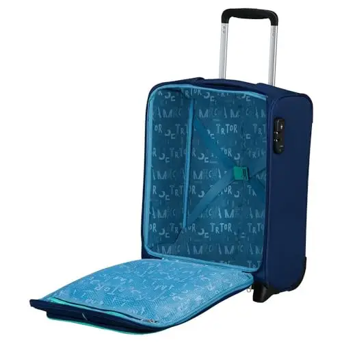 American Tourister Sea Seeker - Upright S, Bagaglio a mano, 45 cm, 28L, Blu miniatura 3