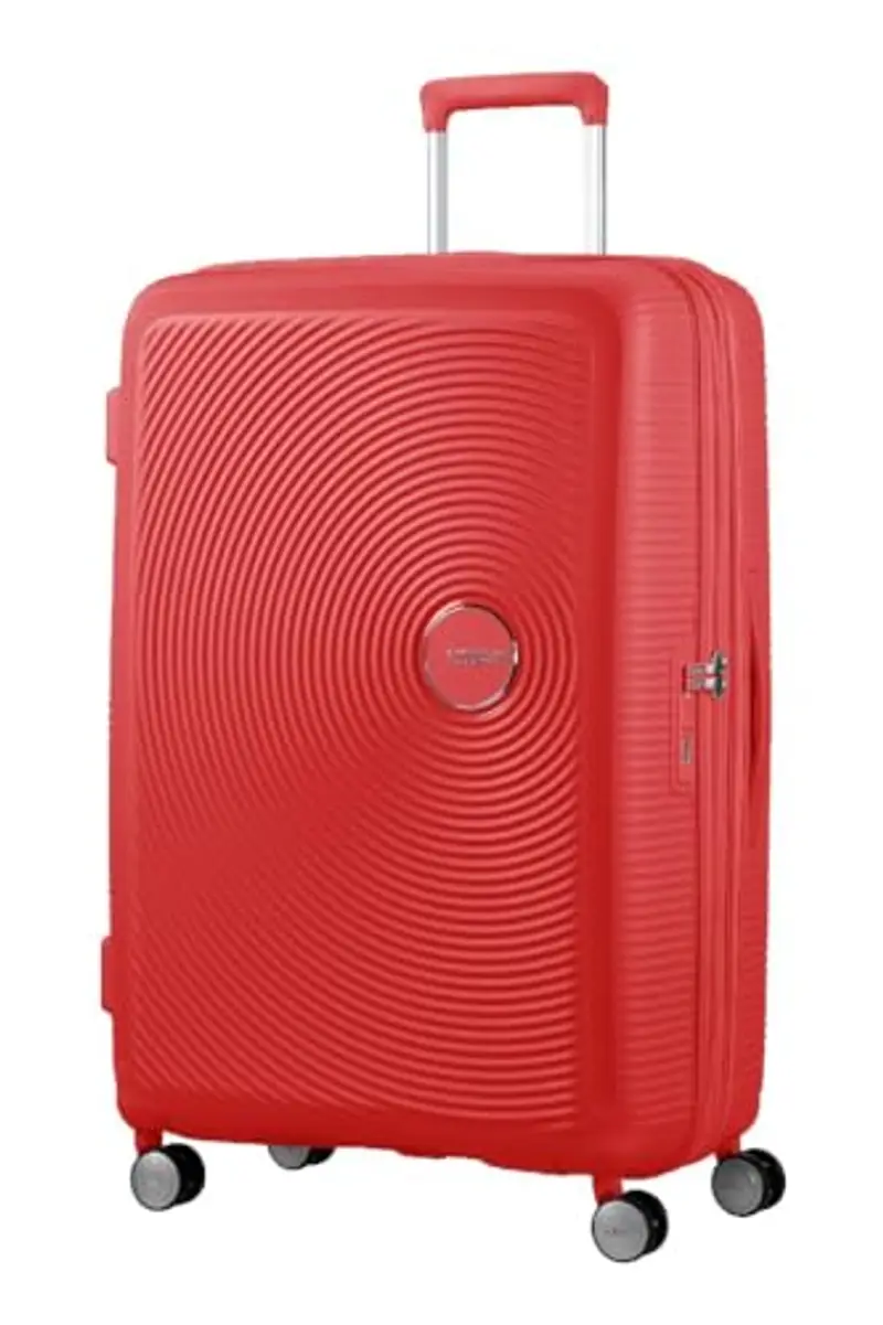 American Tourister Soundbox - Spinner L, Valigia, 77cm, 110 L, Rosso (Coral Red)
