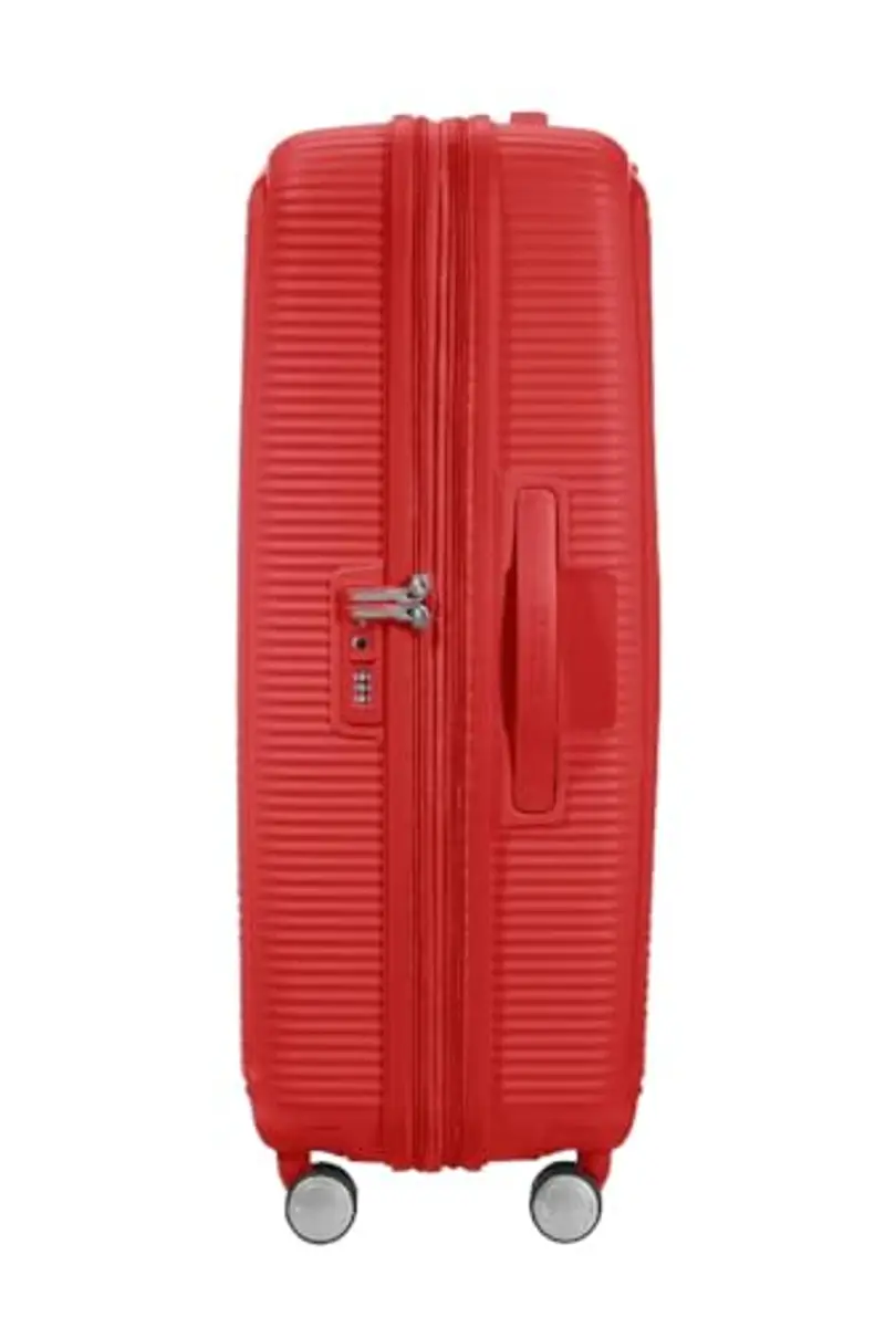 American Tourister Soundbox - Spinner L, Valigia, 77cm, 110 L, Rosso (Coral Red) miniatura 3