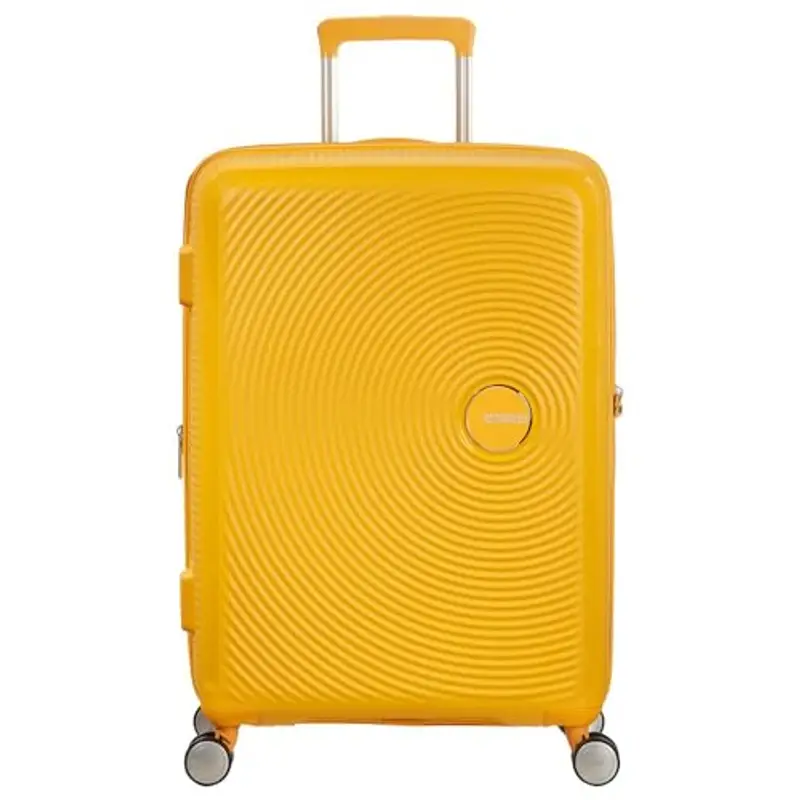 American Tourister Soundbox - Spinner S, Bagaglio a mano, 55cm, 41 L, Giallo (Golden Yellow)