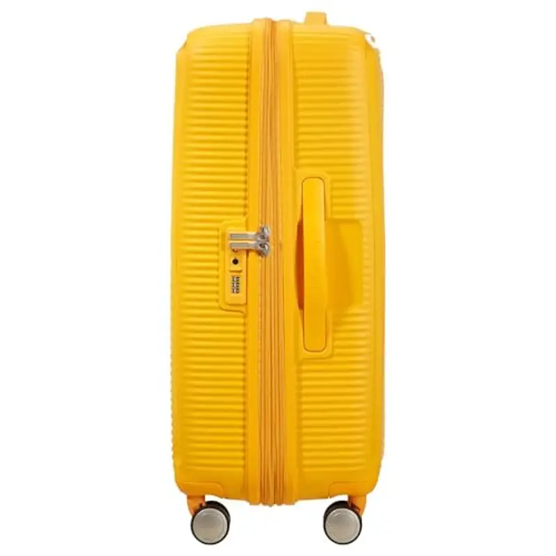 American Tourister Soundbox - Spinner S, Bagaglio a mano, 55cm, 41 L, Giallo (Golden Yellow) miniatura 3