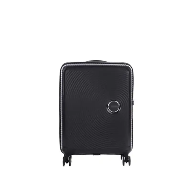 American Tourister Soundbox - Spinner S, Bagaglio a mano, 55cm, 41 L, Nero (Bass Black)