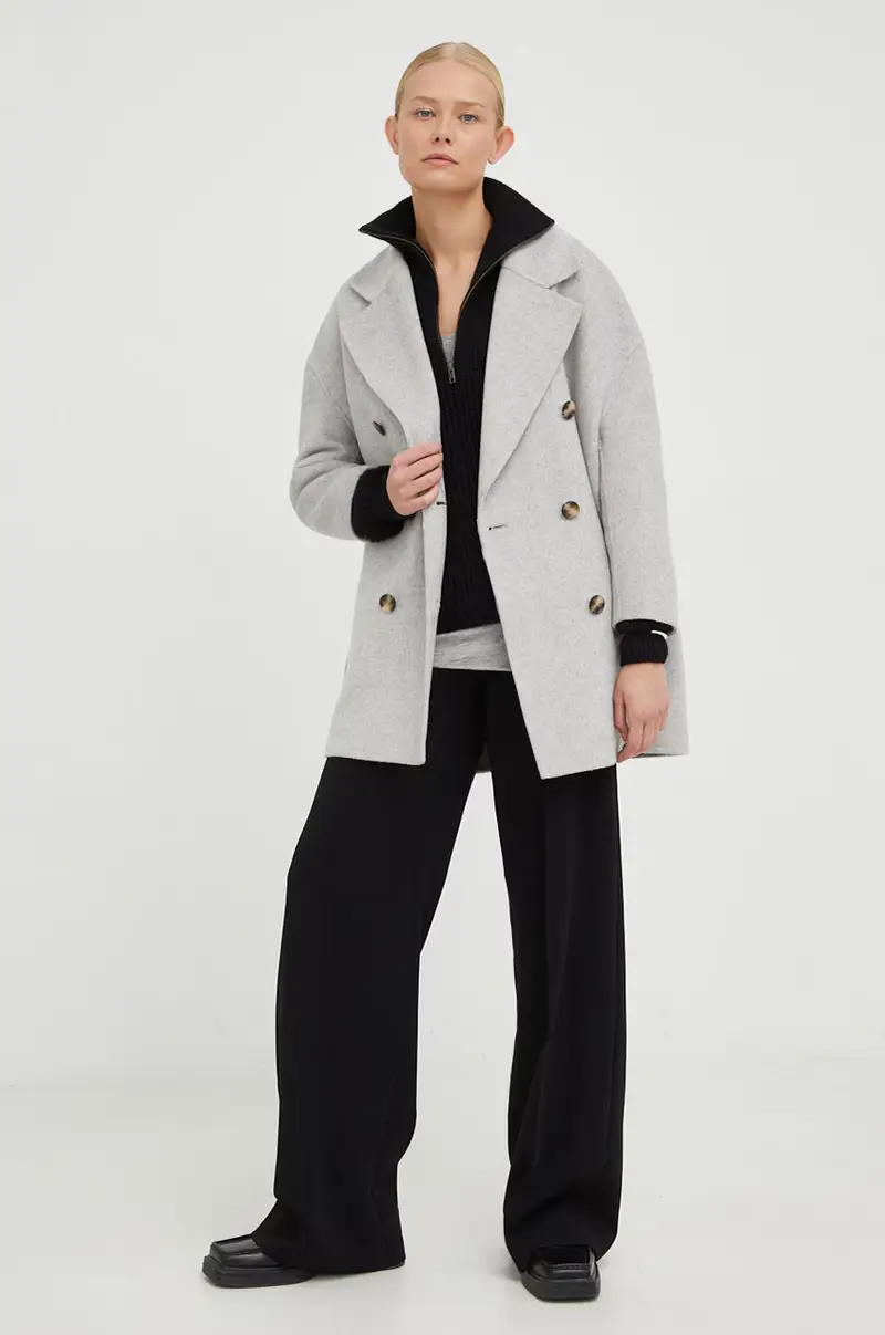 camicia a maniche lunghe Grigio miniatura 2