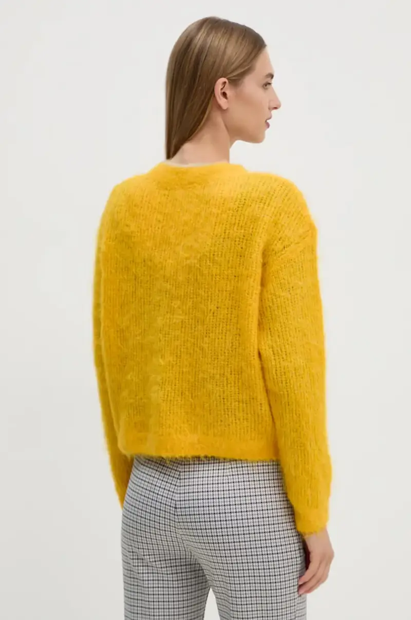 American vintage Cardigan Giallo 3991933 miniatura 3