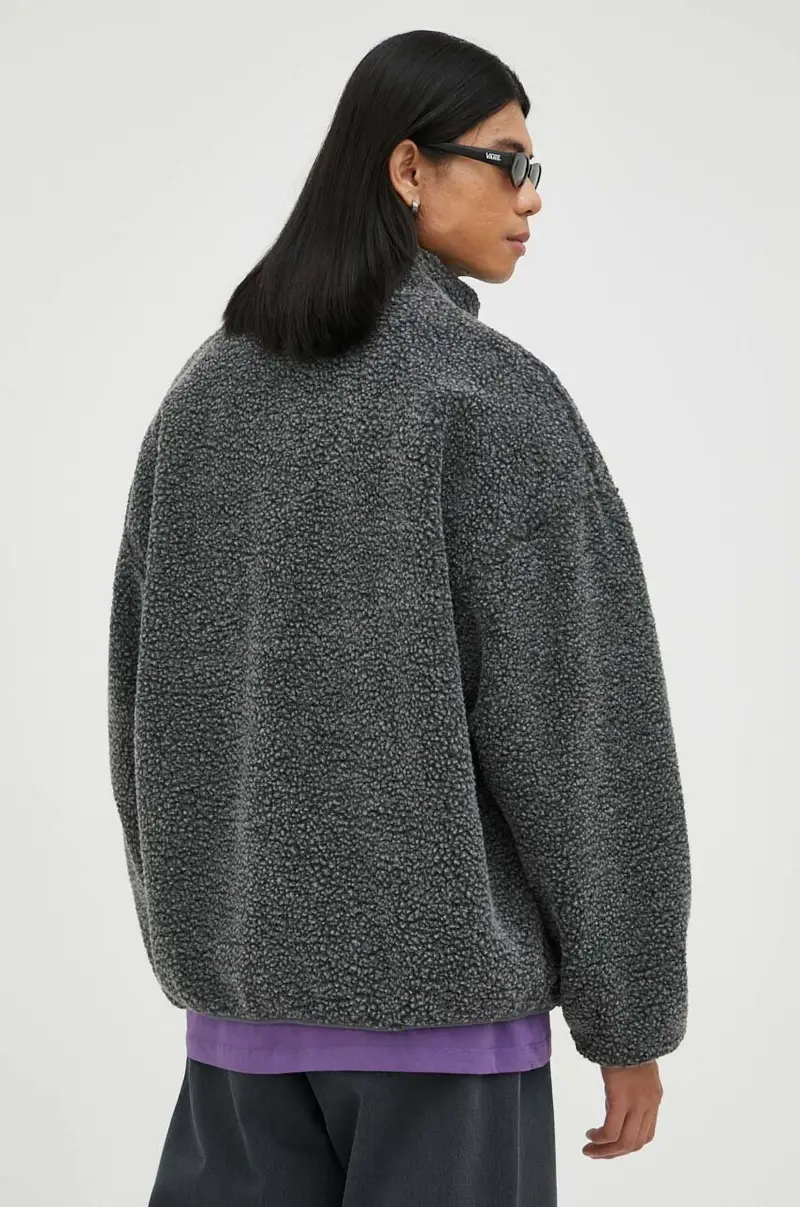 American Vintage Giacca grigia in poliestere riciclato miniatura 3