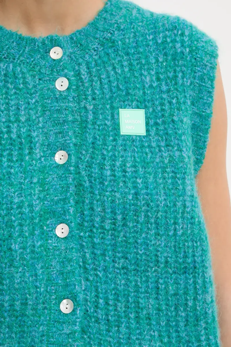 American vintage Gilet Turchese 3958209 miniatura 5