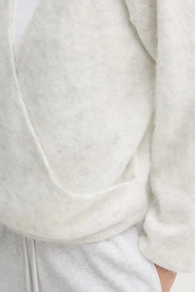 maglione con lana Grigio miniatura 5