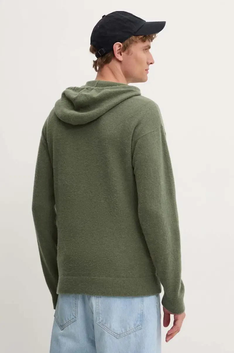 maglione in lana Verde miniatura 3