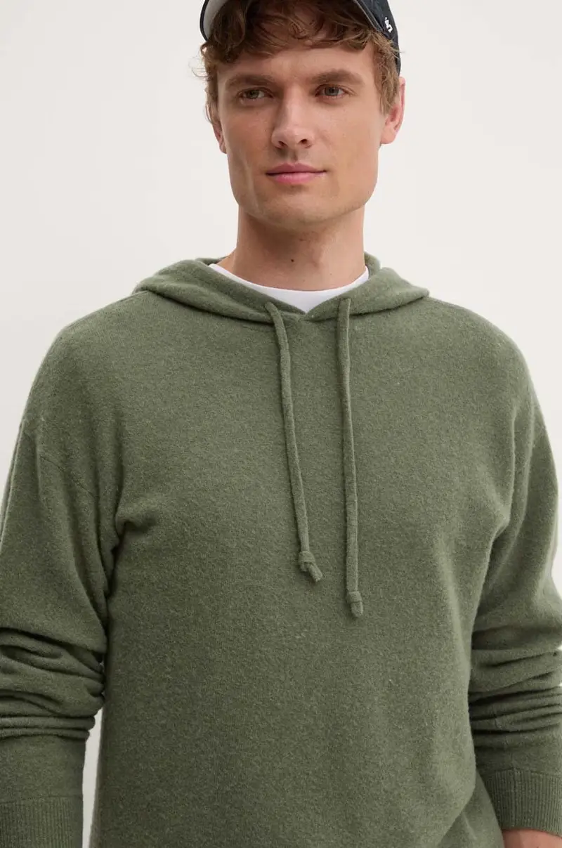 maglione in lana Verde miniatura 4