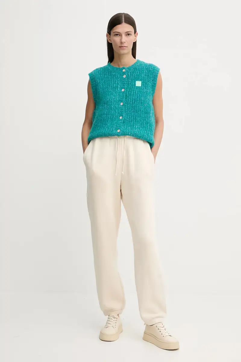 pantaloni tuta Beige miniatura 2