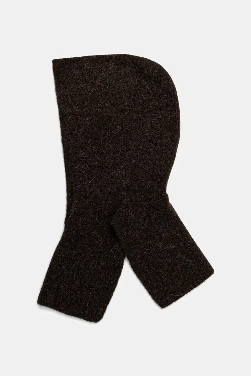 passamontagna con lana Marrone miniatura 2