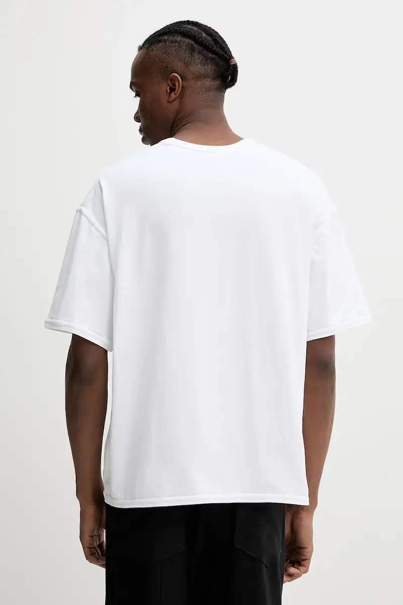 American vintage T-shirt Bianco 4010185 miniatura 3