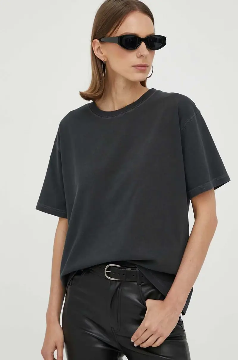 American vintage T-shirt Grigio 4010235 miniatura 2