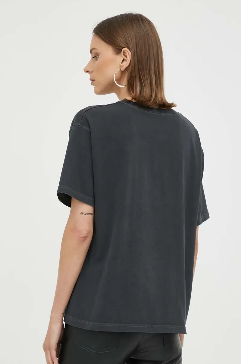 American vintage T-shirt Grigio 4010235 miniatura 3