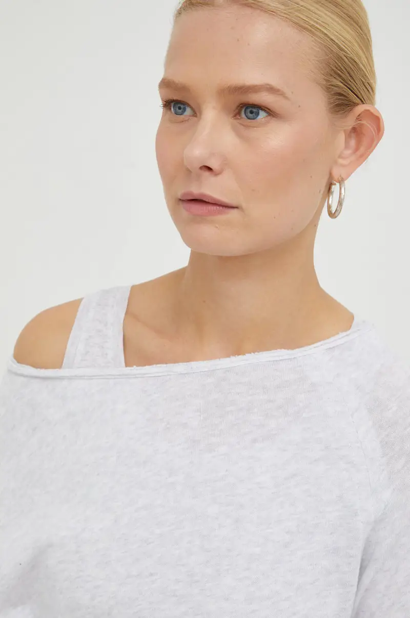 American vintage Top Grigio 4010234 miniatura 4