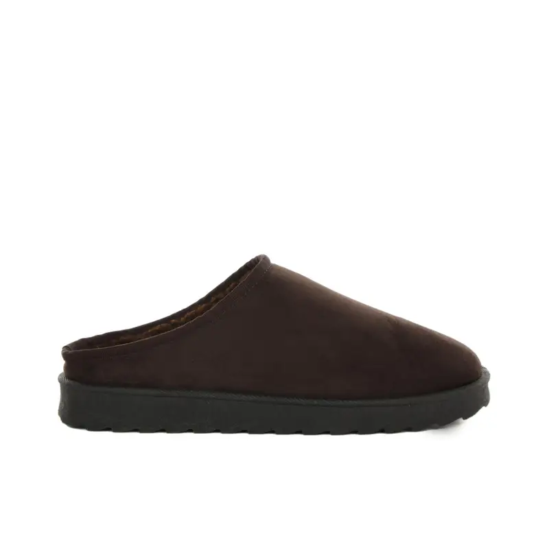 Ciabatte uomo da casa marroni in peluche