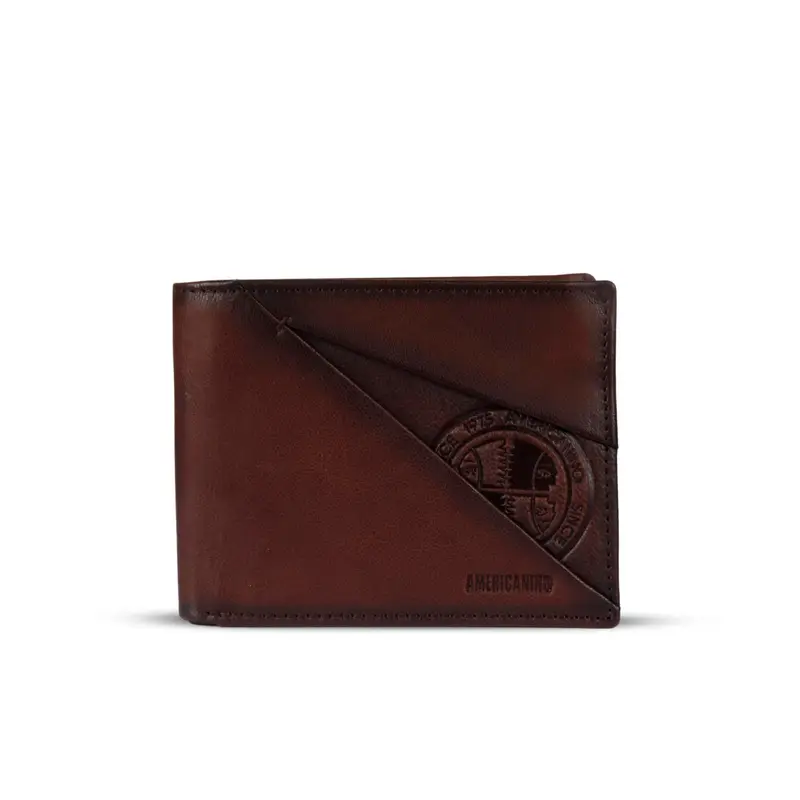 Portafoglio marrone da uomo in pelle