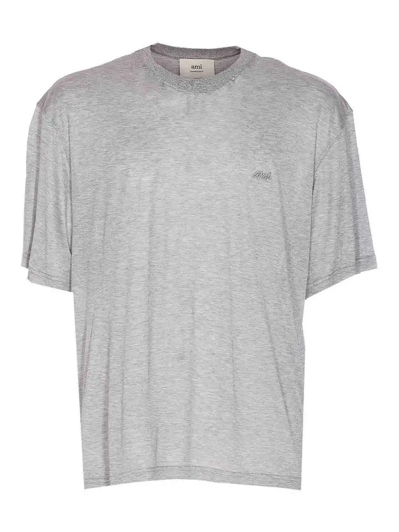 AMI PARIS T-shirt Grigio 3295865