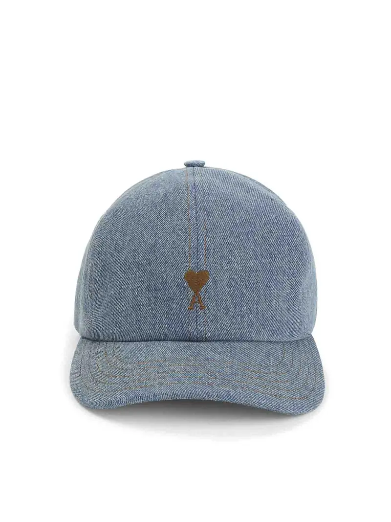 Berretto con ricamo Tabacco De Coeur Beige Chiaro