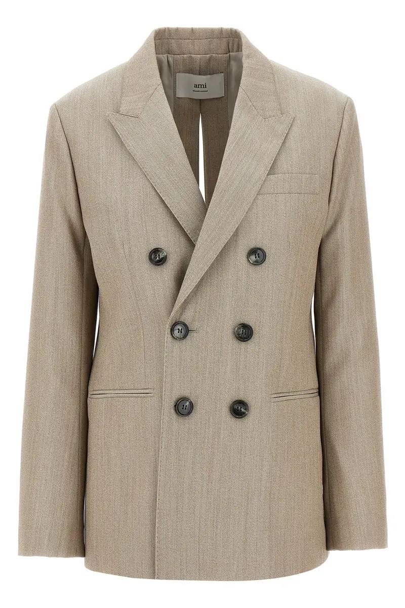 Blazer Maxi Spacco Beige