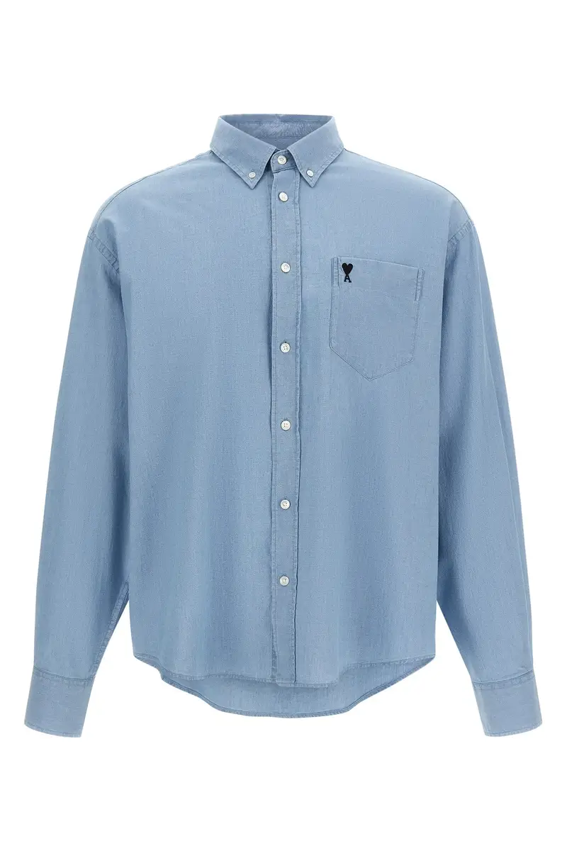 Camicia Ami De Coeur Azzurro
