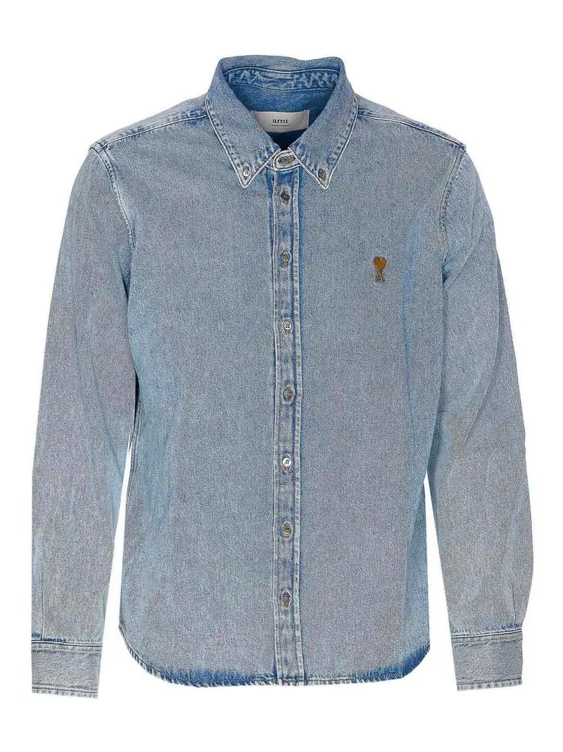 Camicia denim Blu