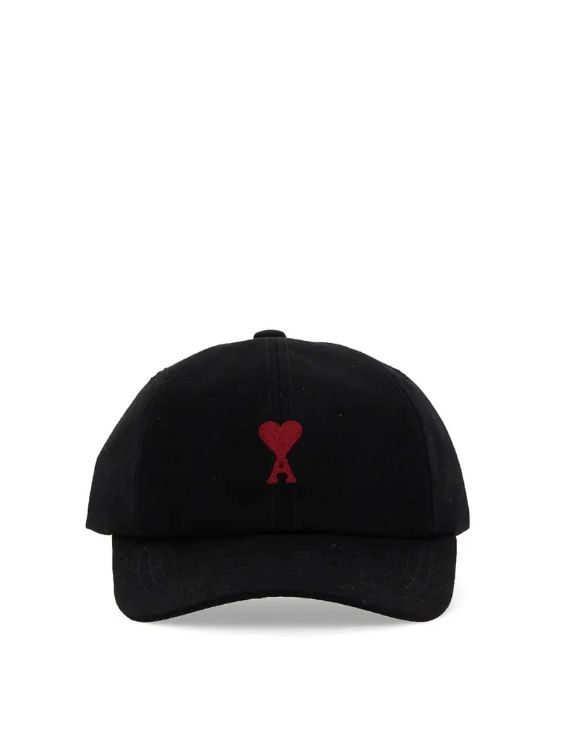 Cappello Da Baseball Con Logo Nero