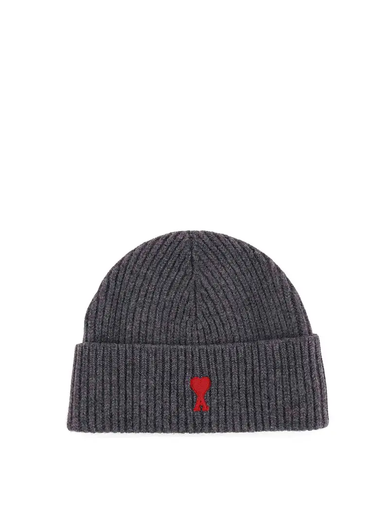 Cappello In Lana Vergine Grigio Chiaro