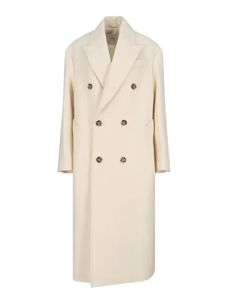 Cappotto Doppiopetto Bianco