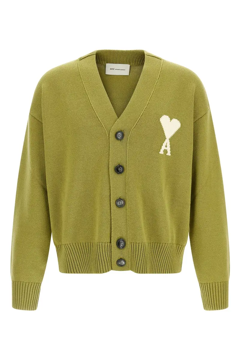AMI PARIS Cardigan Verde 4200969